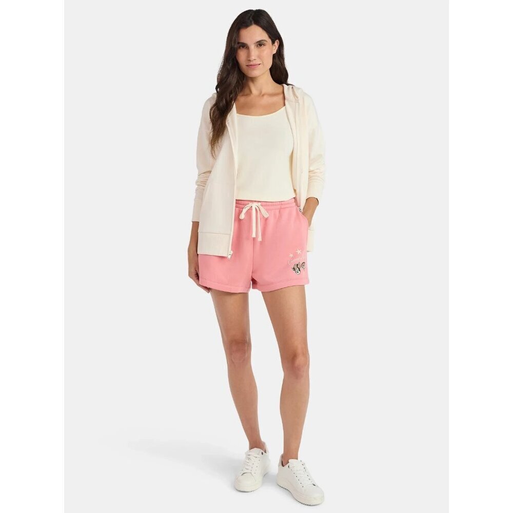 Disney Minnie & Daisy Women's Country Gals Graphic Shorts, Size M (8-10), Pink - Picture 4 of 5